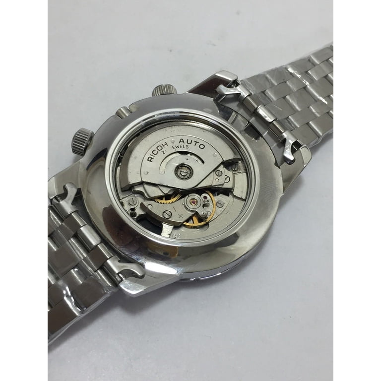 Vintage Ricoh World Time GMT-61215A Automatic Black Dial Day/Date