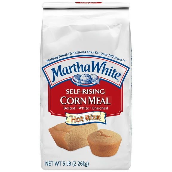 Martha White Self Rising Corn Meal Mix with Hot Rize, 5 Lb Bag