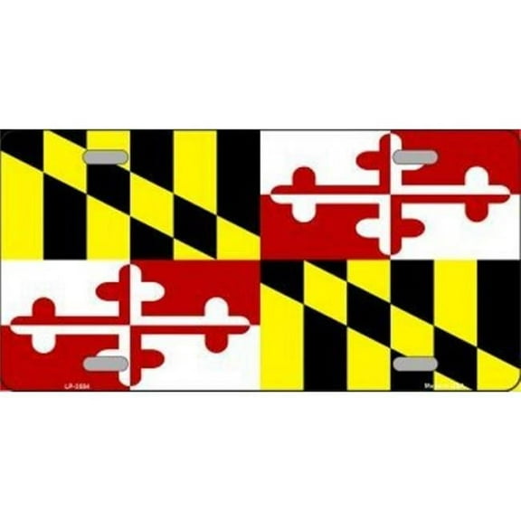 Maryland State Metal License Plate