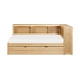 thumbnail image 3 of Lexicon Lit d'Angle Contemporain pour Lit Simple avec Tiroir-Lit Simple en Pin Naturel, 3 of 5