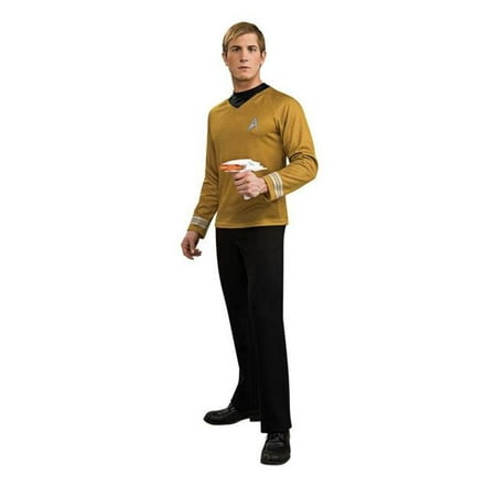 Costumes For All Occasions Ru889120Xl Star Trek Movie Dlx Shirt Gold