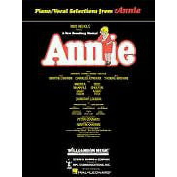 Hal Leonard Annie arranged for piano, vocal, and guitar (P/V/G)
