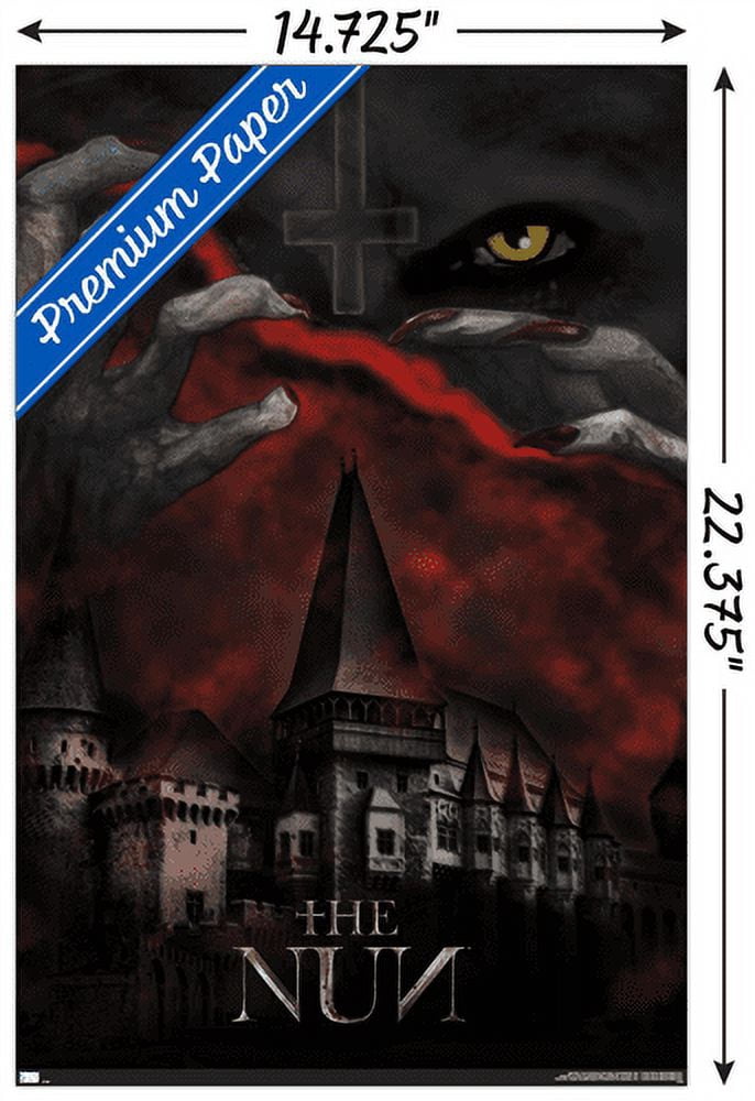 The Nun - Castle Wall Poster, 14.725" x 22.375"