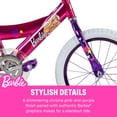 thumbnail image 4 of Barbie 16-inch Girls Bike with Plush Puppy by Dynacraft – Fun, Stylish, Sturdy, and Perfect for Kids Ages 5-7 Learning to Ride, 4 of 7