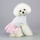 thumbnail image 5 of Camisa princesa plaid vestido en capas para cachorro gato cachorro verano traje boda cumpleaños fiesta traje MFZFUKR CPB-DE-LYY2153-9, 5 of 5