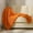 Orange, variant on Openpig Knitted Throw Blanket for Adults, Soft and Warm Breathable Fluffy Fall Blanket for Couch, Sofa, Bed, Reversible Cozy and Fuzzy Knitted Blanket for All Season(63x51inch)