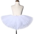 thumbnail image 2 of Falda Tutú Blanca Para Niñas Niños Disfraz De Fiesta De Halloween Recién Nacido Niña Cumpleaños Tutus Para Foto Props Tul, 2 of 4