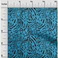 thumbnail image 1 of oneOone Polyester Spandex Medium Blue Fabric Animal Skin Diy Clothing Quilting Fabric Print Fabric By Yard 56 Inch Wide-17Q, 1 of 4