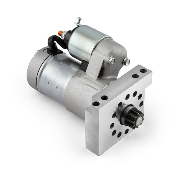 Speedmaster PCE393.1020.05 Compatible with Chevy SBC 350 BBC 454 10" 153T 11" 168T Mini High-Torque 4Hp Starter [Satin]