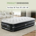 thumbnail image 3 of Bigleap Air Mattress Twin with Built in Pump, 18-Inch Raised Inflatable Blow up Camping Bed, 3 of 8