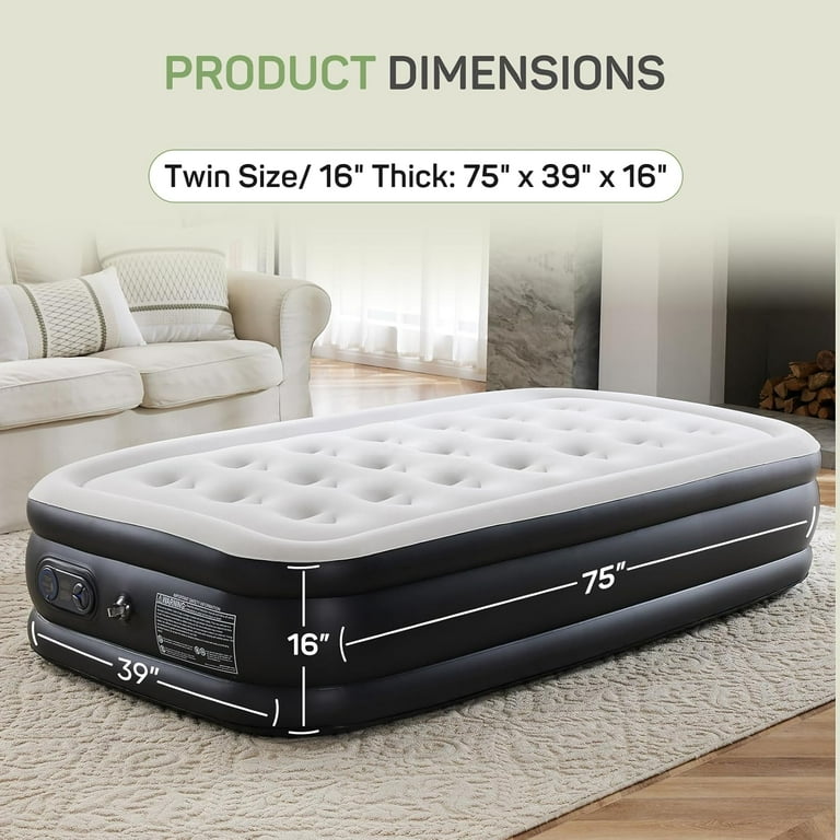Twin Size Mattress, 6" Memory Foam Mattress with Graphene Fabric Cover, Bed in a Box