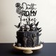 thumbnail image 4 of Cake Topper GREABRRY «Muerte a mis cuarentas» negro con brillo, 4 of 7