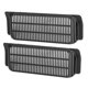 thumbnail image 1 of 2pcs Backseat Air Vent Cover Matte Black ABS Odorless Wearproof Replacement for Tesla Model 3, 1 of 5