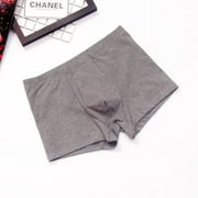 Mens Underwear Cotton Boxers Men Boxers Ventilate Panties Underpants gray XL