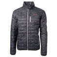thumbnail image 2 of Men's Cutter & Buck Black Lansing Lugnuts Rainier PrimaLoft Eco Insulated Full-Zip Printed Puffer Jacket, 2 of 3