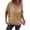 Earthy Yellow, variant on CIENVNSTG Linen Shirts for Women Loose Fit Crew Neck Short Sleeve Tops Plus Size Lightweight Pullover Top Casual Dressy Blouse Black XL