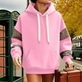 thumbnail image 3 of SHE IS Fall Winter Sweatshirts for Women Trendy Womens Oversized Hoodie Automet Womens Pullover Sweatshirts Graphic Plus Size Tops for Women Dressy My Orders Placed, 3 of 5