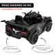 thumbnail image 5 of Montable Eléctrico Para Niños Aeiou B001 Carro Deportivo Black, 5 of 6