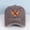 Brown, variant on Anti-Crown Letter Embroidered Color Block Trucker Hat Unisex Adjustable Cotton Breathable Fashion Cap for Travel Daily Wear