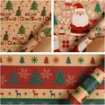thumbnail image 3 of CCOCC 2026 New Christmas Wrapping Paper Jumbo Rolls Xmas Gifts Packing Supplies Vintage Christmas Wrapping Papers 70Cmx50Cm Gifts Wrap Paper, 3 of 5