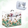 thumbnail image 4 of HELLHERO Butterfly Floral Sewing Machine Protector Cover with Pockets for Extra Accessories Stylish Zipper Storage Pockets, 4 of 8