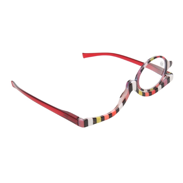Gafas cosméticas de aumento, gafas cosméticas Gafas de aumento giratorias Gafas de maquillaje de aumento giratorias Acabado de lujo