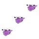 thumbnail image 4 of Diadema de malla de plumas Qarigey para dama color púrpura Ajuste elegante y ajustable, 4 of 6