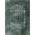 thumbnail image 1 of Ahgly Company Indoor Rectangle Mid-Century Modern Grayish Turquoise Green Oriental Area Rugs, 6' x 9', 1 of 6