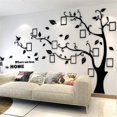 thumbnail image 1 of KAIYANG Calcomanías de pared de árbol, pegatinas 3D, calcomanías para marcos de fotos, decoraciones de murales para guardería, dormitorio, sala de estar, dormitorio, 207 x 150 cm, tamaño 8, 1 of 3