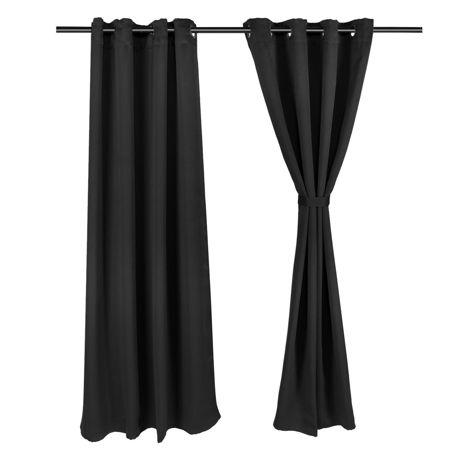 Ubesgoo Window Curtain Black 2 Panel Set 52 By 63 Inches Bedroom Ubesgoo Window Curtain Black 2 Panel Set 52 By 63 Inches Bedroom Living Room Com