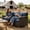 Dark Blue + Cotton,Polyester,Steel,Wicker,Wood, variant on Comfort Couch Sofa,Wicker Outdoor Sofa,Deep Seat Sofa