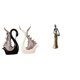 thumbnail image 1 of estatua de cisne,Figuras de cisne,estatuas,decoración del hogar,fiesta de bodas,Figura de mujer africana,Estatua de dama tribal africana hecha a mano en una cafetería.,Figura de mujer hecha a, 1 of 8