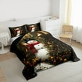 thumbnail image 3 of Feelyou Teens Snowman Full Size Comforter Sets, Jungle Squirrel Animal Bedding Comforter Set, Christmas Tree Reversible Bedding Sets, Ultra Soft Home Decor, 3-Piece, 3 of 8