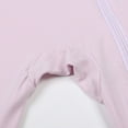 thumbnail image 6 of Sopiago Baby Romper Bamboo Rayon Short Sleeve Footless Pajamas 2 Way Zipper Summer Sleeper Toddler Jumpsuit Outfits Light Purple,18-24 Months, 6 of 7