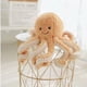 thumbnail image 4 of White40cmLindo pulpo sonriente de peluche de juguete suave relleno de algodón animales almohada gran cumpleaños Navidad, 4 of 5