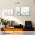 thumbnail image 3 of Elephant Stock Windswept Sails I Wall Art - Horizontal Multi Panel Canvas - Living Room Wall Decor - Transportation Multi Panel - White And Gray Decor By Eva Watts - 23" x 14", 3 of 4