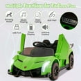thumbnail image 2 of Costway Licensed Lamborghini 4WD Kids Ride-on Sports Car 12V Electric Vehicle with Remote Green, 2 of 10