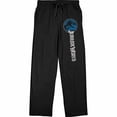 thumbnail image 4 of Jurassic World Title Logo Men's Black Graphic Sleep Pajama Pants-Small, 4 of 7