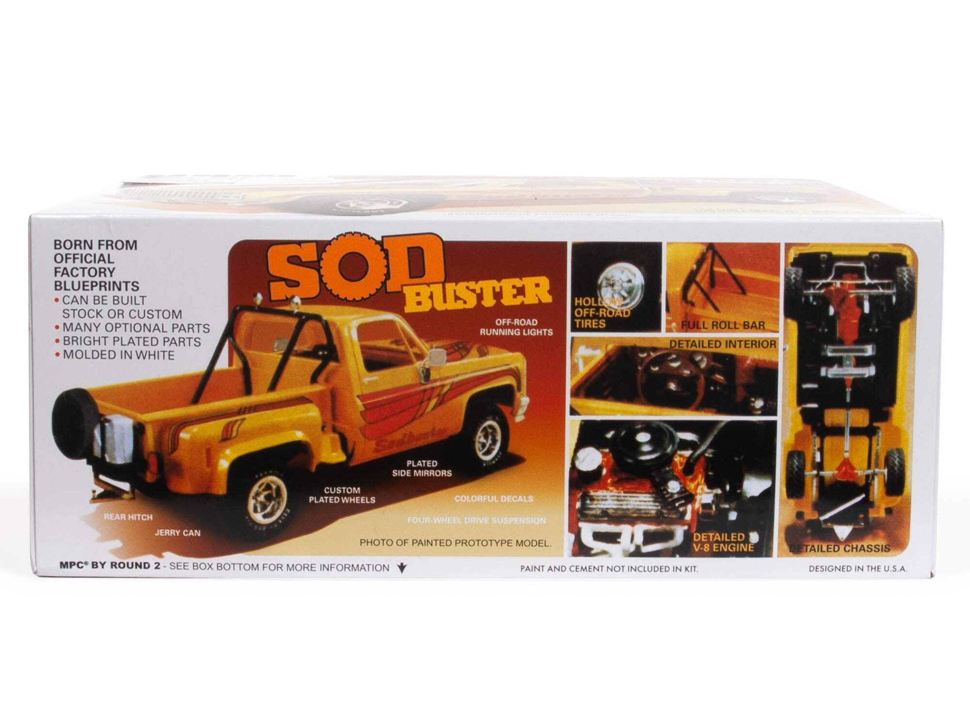 AMT Model Kit Skill 2 1981 Chevy Stepside Pickup Sod Buster