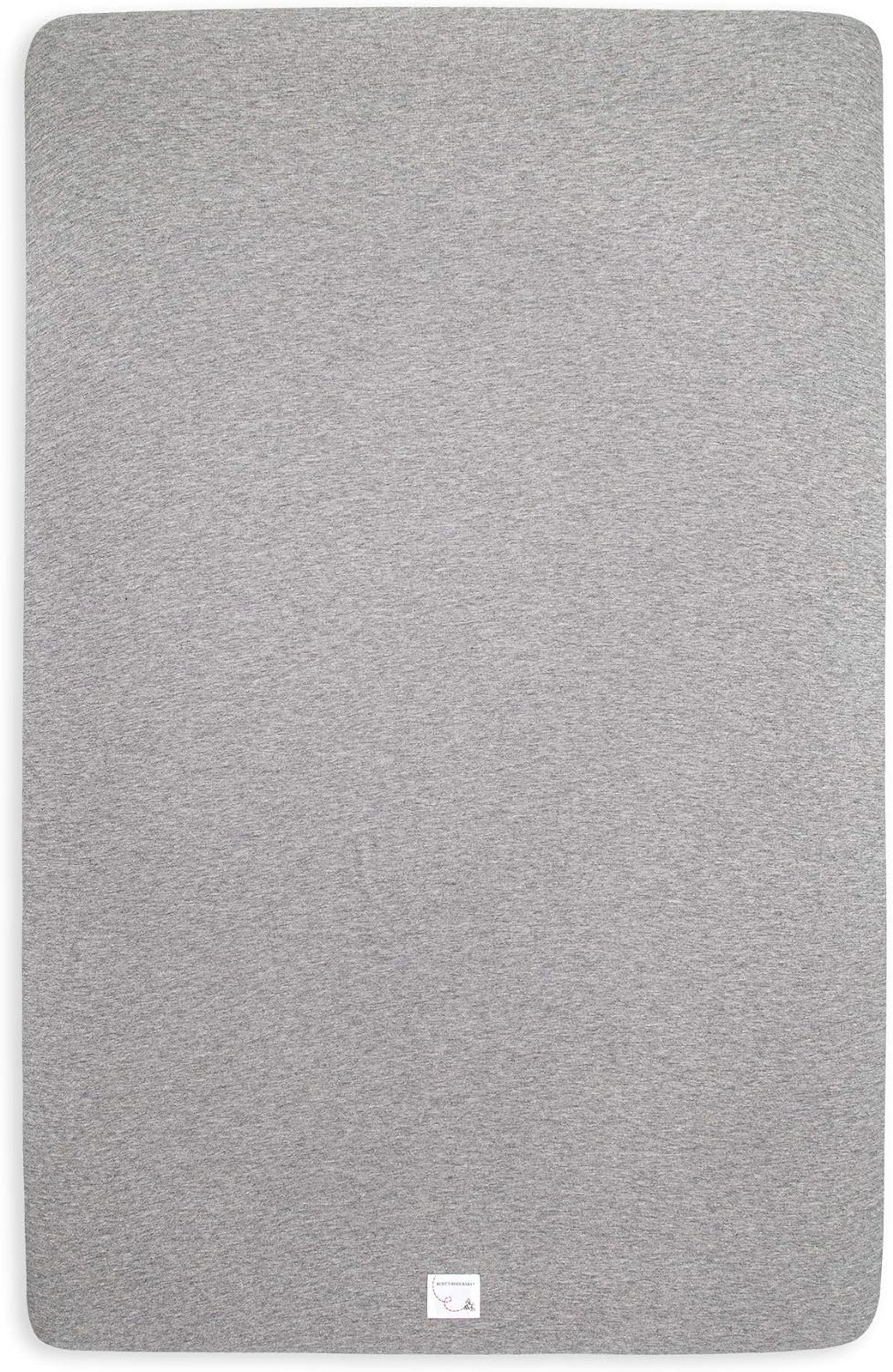 Burt's Bees Baby - Fitted Mini Crib Sheet for Portable Playard or Travel Crib, 100% Organic Cotton