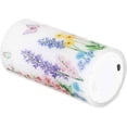 thumbnail image 2 of Plow & Hearth Flameless Pillar Candles with Floral Designs, Set of 3, 2 of 9