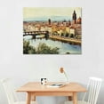 thumbnail image 2 of COMIO  Florence Italy Skyline Canvas Art Print Stretched Wall Decor, 2 of 4