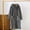Gray, variant on Women's Plush Bathrobe with Hood & Pockets, Long Fluffy Fleece Robe for Women, Cozy Warm Hooded Sleepwear Loungewear