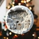thumbnail image 5 of Round Acrylic Christmas Decorations Reindeer Hanging Sign Festive Wall Decorations, 5 of 5