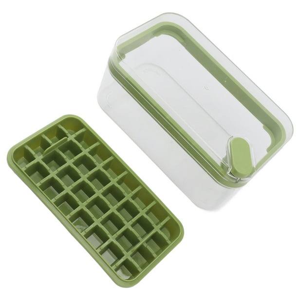 Tapa Para Bandeja De Hielo, Recipiente Y Pala De Plástico De Fácil Liberación, 32 Rejillas