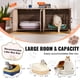 thumbnail image 4 of Caja de arena para gatos VEVOR muebles ocultos 2 habitaciones color gris, 4 of 9