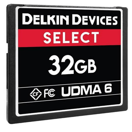 Delkin Compactflash Card - Delkin Devices Select 500X 32GB UDMA 6 CompactFlash Memory Card