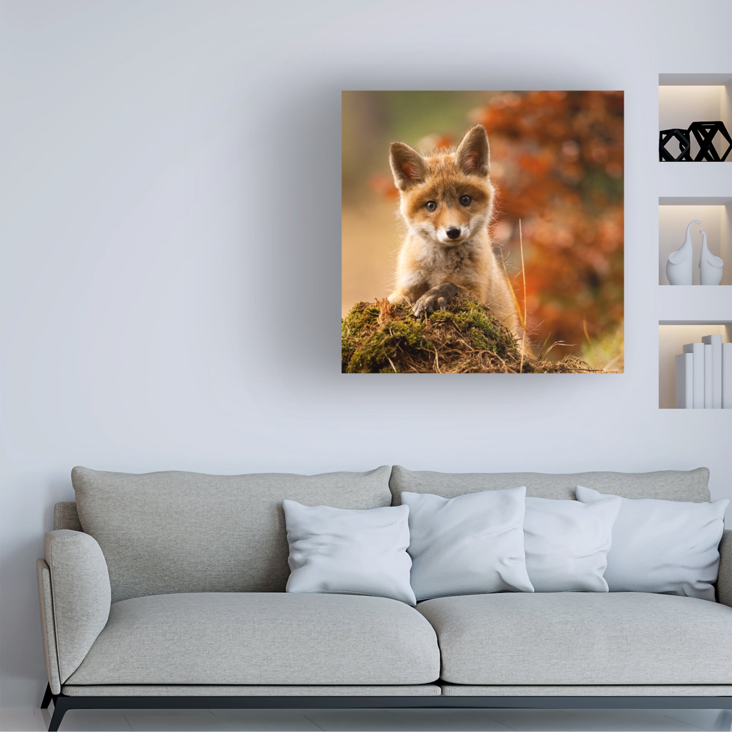 Robert Adamec 'Fox' Canvas Art