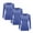 Ceil Blue, variant on Women's Under Scrubs Long Sleeve T-Shirt Comfort V-Neck Medical Underscrub Tee - 3 Pack (True Royal Blue, 3X-Large)