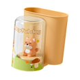 thumbnail image 5 of CarpNettore Cartoon Toothbrush Holder Cute Toothpaste Storage Box Rinsing Cup Stand for Home Orange, 5 of 9
